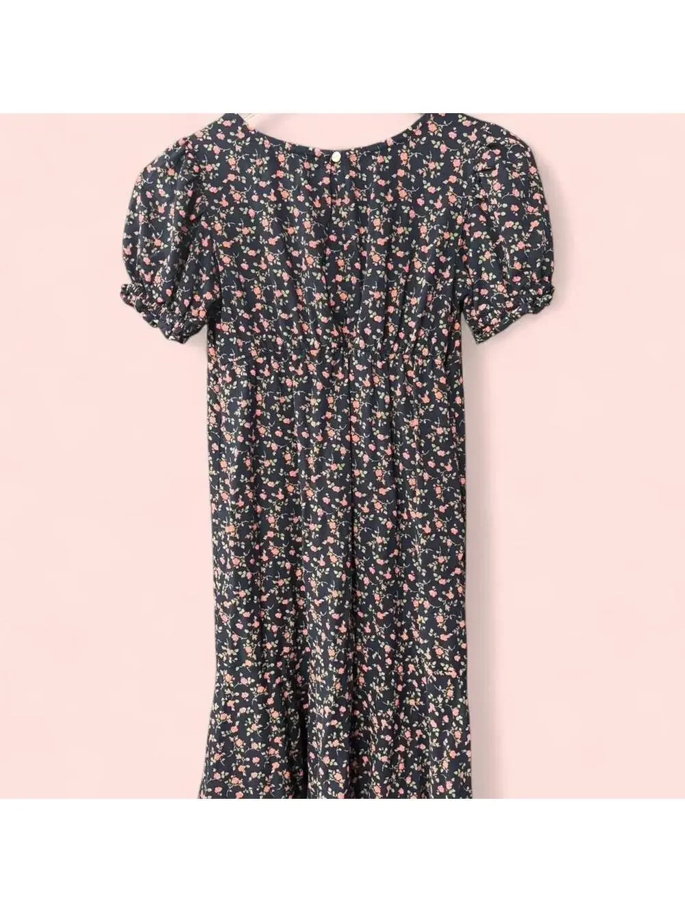 Old Navy Girls Floral Puff Sleeve Dress XL 14-16